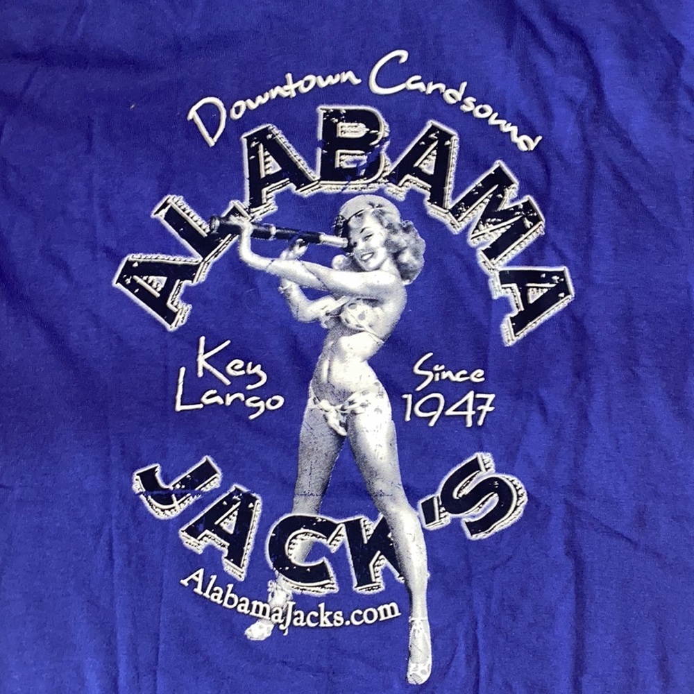 Alabama Jacks Key Largo Short Sleeve Tshirt sz Small